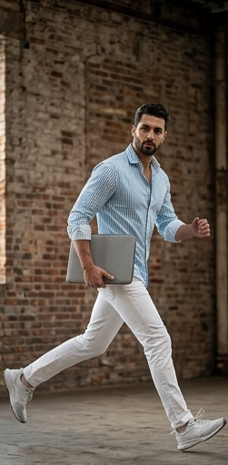 The Azure Stripe Shirt
