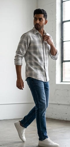The Morning Mist Plaid Shirt