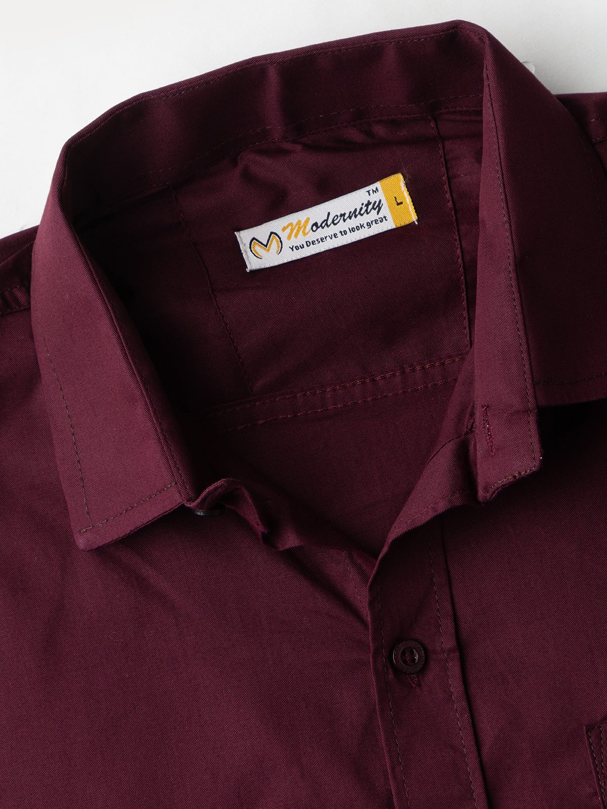 The Sovereign Burgundy Foundation Shirt: Timeless Precision - Dressthetic
