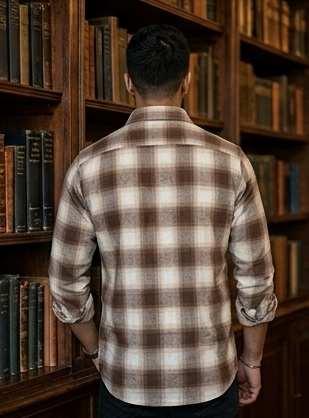 The Earth-Tone Plaid Shirt
