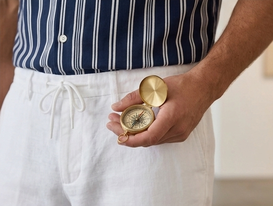Mediterranean Breeze Linen Pant