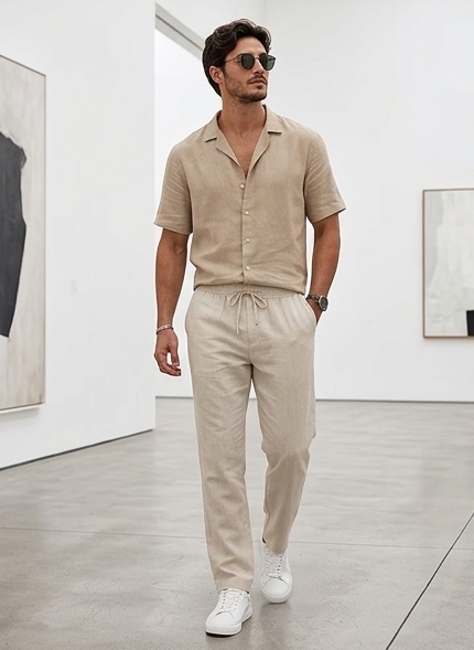 Tuscan Nomad Linen Pant