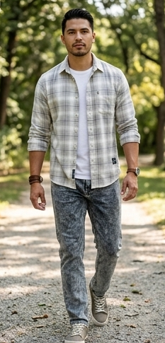The Morning Mist Plaid Shirt
