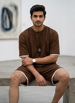 Earth-Tone Coordinated Set
