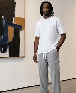 The Plissé Cargo Pant