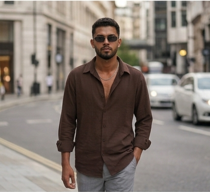Earth-Tone Shirt