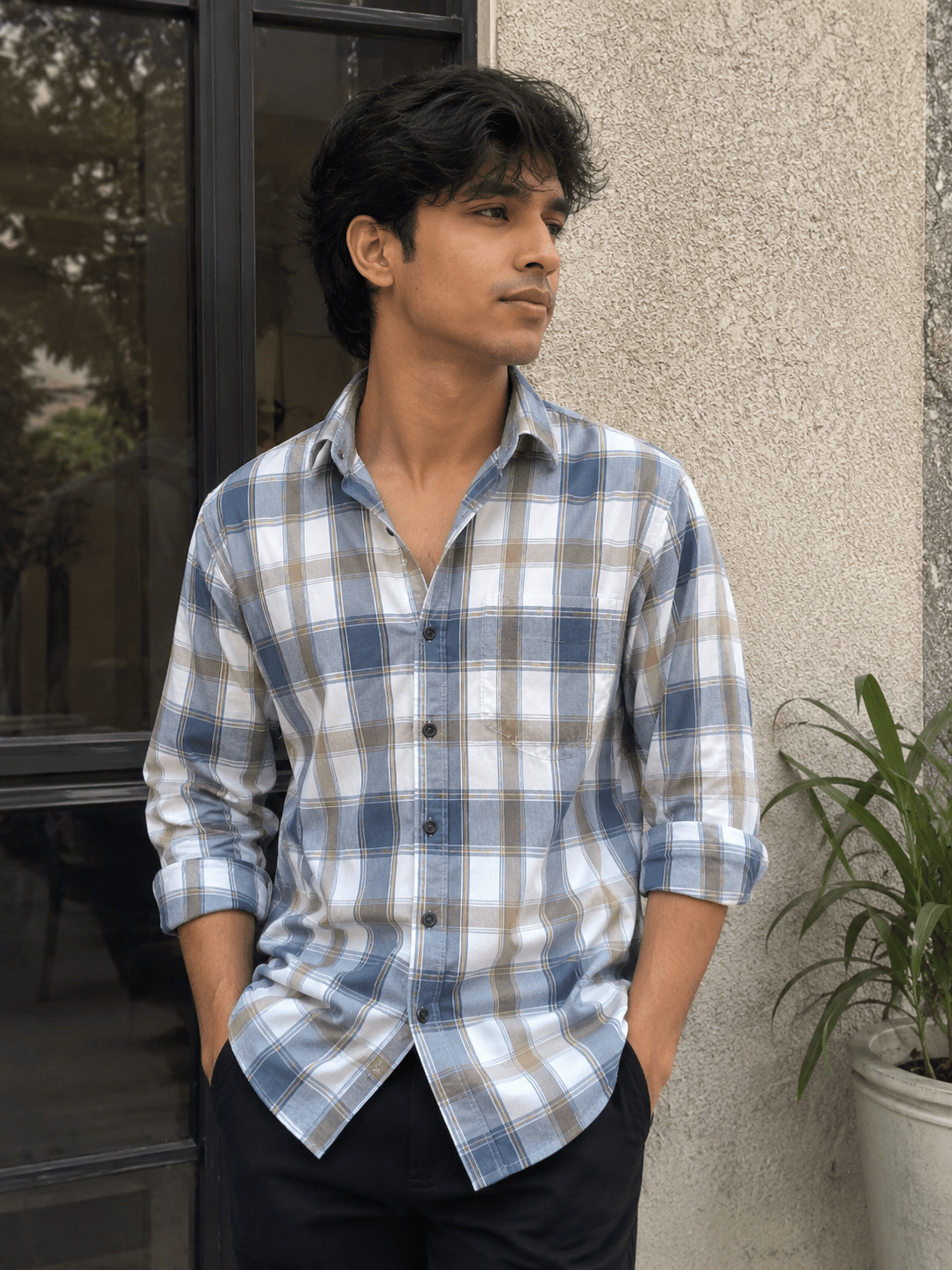 Coastal Plaid Shirt - Dressthetic