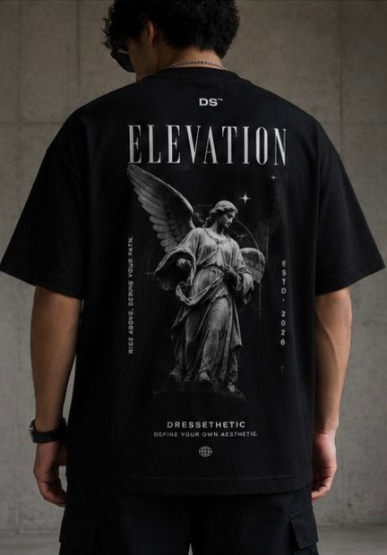 Dressthetic Elevation Tee | Oversized Fit • 220 GSM Cotton - Dressthetic