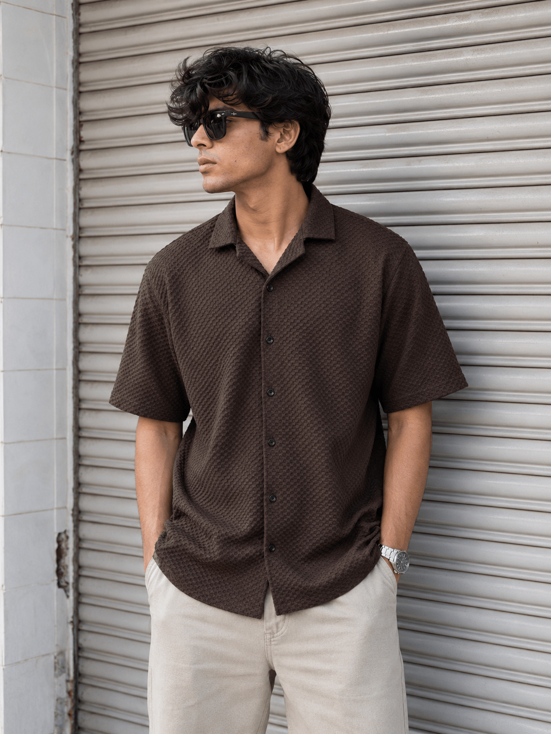 Earth-Tone Shirt - Dressthetic