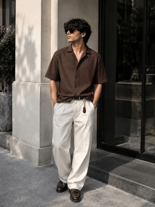 Earth-Tone Shirt - Dressthetic