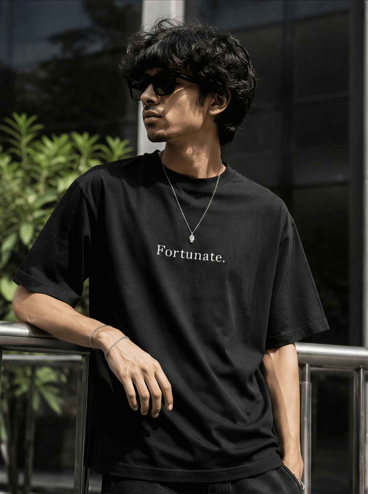 Fortunate Premium Oversized Tee - Dressthetic