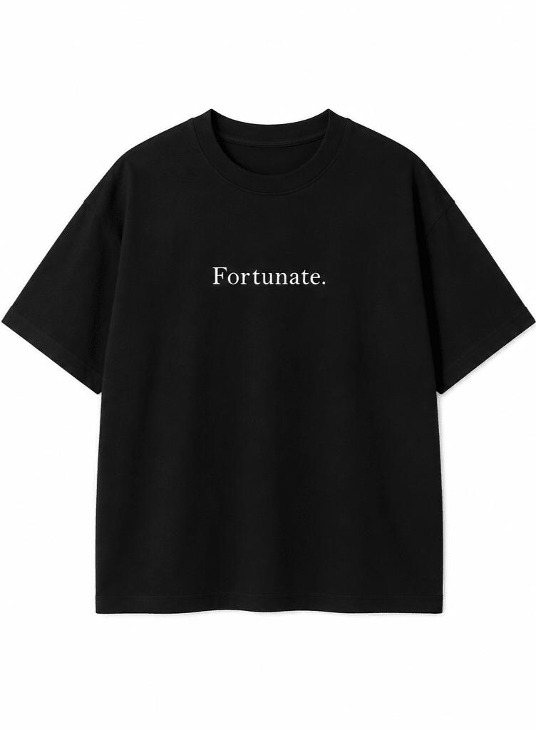 Fortunate Premium Oversized Tee - Dressthetic