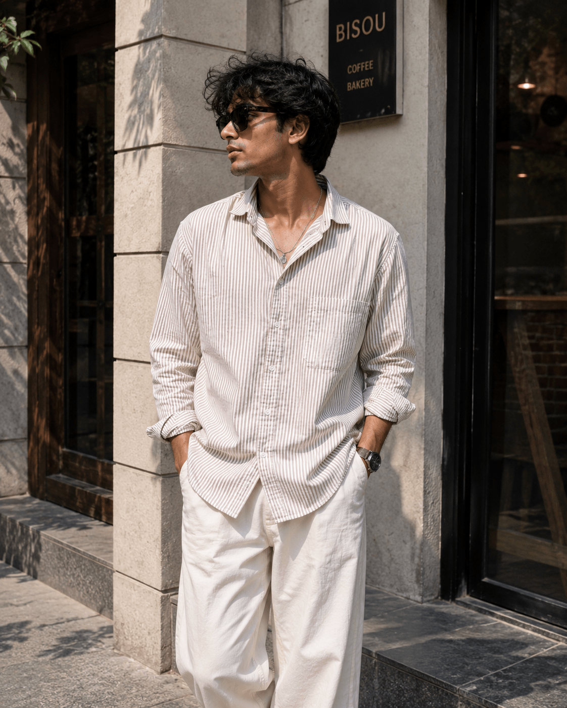 Horizon Pinstripe Shirt - Dressthetic