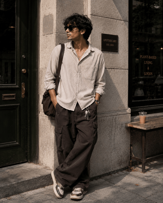 Horizon Pinstripe Shirt - Dressthetic