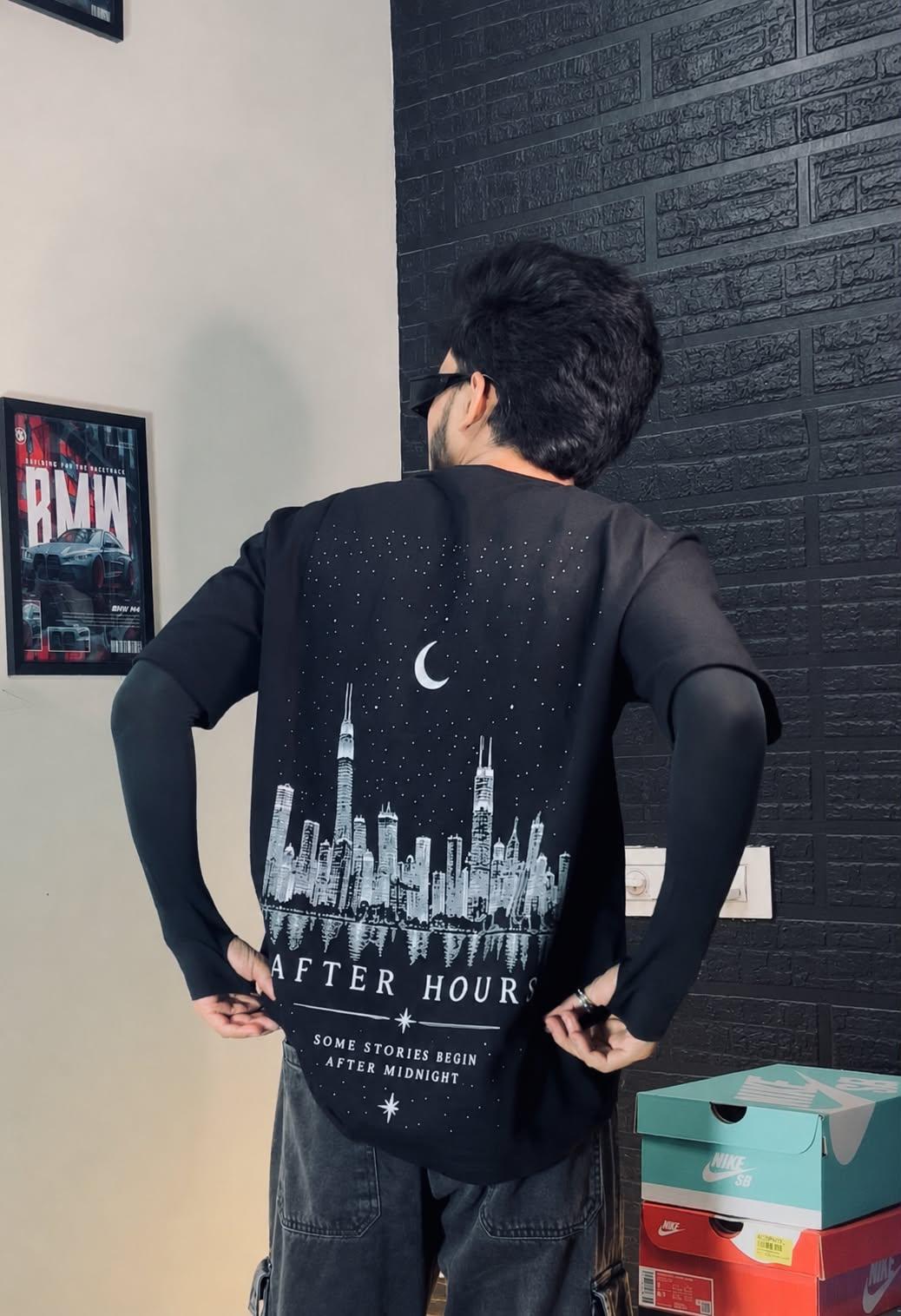 THE AFTER HOURS OVERSIZED TEE - Dressthetic