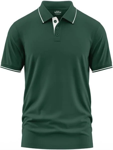 The Sovereign Emerald Tipped Polo Shirt: A Masterclass in Refined Leisure - Dressthetic
